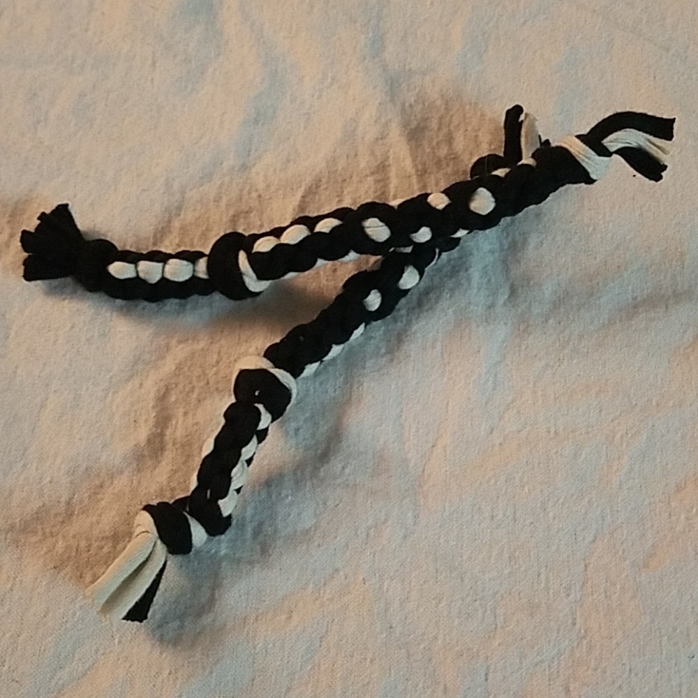 Knotted dog toy